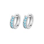 Elli - elli croles femmes cristaux de zirconium taills en brillant bleu clair argent sterling 925 mode ...