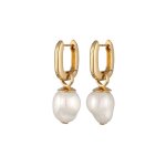 Elli premium - elli premium croles femmes pendentif baroque perle de coquillage argent sterling 925 ...