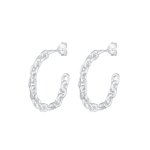 Elli - creole forme de chaîne boucles d'oreilles femme (925 / 1000) argent créoles 1 pieces female Elli - creole forme de chaîne boucles d'oreilles femme (925 / 1000) argent créoles 1 pieces female