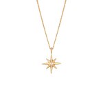 Elli diamonds - collier femmes pendentif toile chane armure diamant de laboratoire taille brillant ...