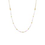 Elli - enfants beads boules pastel en argent sterling 925 plaqu or colliers 1 pieces female