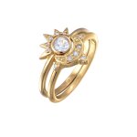Elli - elli ensemble de bagues femmes Étoile zirconia taille diamant blanc argent sterling 925 plaqué ... Elli - elli ensemble de bagues femmes Étoile zirconia taille diamant blanc argent sterling 925 plaqué ...