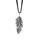 Elli - feder boho hippie festival 925 silber colliers 1 pieces female