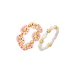 Elli - femmes beads de verre set de 2 avec perles de culture d'eau douce en argent sterling 925 plaqué ... Elli - femmes beads de verre set de 2 avec perles de culture d'eau douce en argent sterling 925 plaqué ...