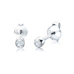 Elli - femme boucles d'oreilles scintillantes avec des cristaux en argent sterling 925 boucles d'oreilles ... Elli - femme boucles d'oreilles scintillantes avec des cristaux en argent sterling 925 boucles d'oreilles ...