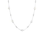 Elli - femmes boules filigrane avec perles de culture d'eau douce en argent sterling 925 plaqu or colliers ...
