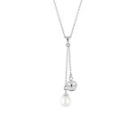 Elli - femme boule de perle elegante - (925 / 1000) argent colliers 1 pieces female