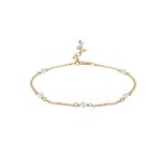 Elli - femmes bracelet de cheville classique avec cristaux en argent sterling 925 chaînes de cheville ... Elli - femmes bracelet de cheville classique avec cristaux en argent sterling 925 chaînes de cheville ...