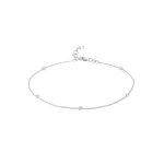 Elli - femmes bracelet de cheville moderne simple avec cristaux en argent sterling 925 chaînes de cheville ... Elli - femmes bracelet de cheville moderne simple avec cristaux en argent sterling 925 chaînes de cheville ...