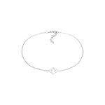 Elli - femmes bracelet de cheville trfle pendentif chance en argent sterling 925 chanes de cheville ...
