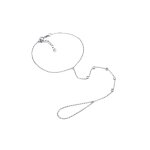 Elli - femmes chane  main accessoire tincelant avec cristaux en argent sterling 925 plaqu or bracelets ...