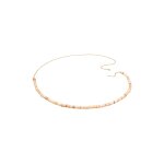 Elli - femmes chane de taille corps chane coquillage perles en argent sterling 925 colliers 1 pieces ...