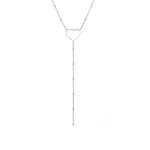 Elli - femmes chaîne en y c?ur boules en argent sterling 925 plaqué or colliers 1 pieces female Elli - femmes chaîne en y c?ur boules en argent sterling 925 plaqué or colliers 1 pieces female