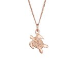 Elli - femmes char tortue pendentif soleil en argent sterling 925 colliers 1 pieces female
