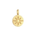 Elli - femmes charm soleil blogueur en argent sterling 925 plaqu or charmes et pendentifs 1 pieces female ...