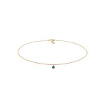 Elli - femmes choker basique avec émeraude synthétique en argent sterling 925 plaqué or colliers 1 pieces ... Elli - femmes choker basique avec émeraude synthétique en argent sterling 925 plaqué or colliers 1 pieces ...
