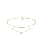Elli - femmes choker boule couches tendance avec opale synthtique en argent sterling 925 colliers 1 ...
