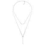 Elli - femme choker couches minimale - (925 / 1000) argent colliers 1 pieces female