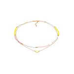 Elli - femmes choker couches perles pastel en argent sterling 925 plaqué or colliers 1 pieces female Elli - femmes choker couches perles pastel en argent sterling 925 plaqué or colliers 1 pieces female