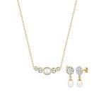 Elli premium - femmes classique set pendentif d'oreilles perle de culture d'eau douce zirconium en argent ... Elli premium - femmes classique set pendentif d'oreilles perle de culture d'eau douce zirconium en argent ...
