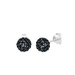 Elli - femmes clous d'oreilles boule Élégant avec cristaux en argent sterling 925 boucles d'oreilles ... Elli - femmes clous d'oreilles boule Élégant avec cristaux en argent sterling 925 boucles d'oreilles ...