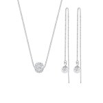 Elli - femmes collier pendentif avec cristaux en argent sterling 925 coffret de bijoux 1 pieces female ...