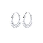 Elli - femmes croles boules blogueur tendance en argent sterling 925 croles 1 pieces female