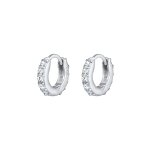 Elli - femmes croles lgant mini tincelant avec cristaux en argent sterling 925 1 pieces female