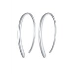 Elli - femmes créoles pull - through geo basique en argent sterling 925 1 pieces female Elli - femmes créoles pull - through geo basique en argent sterling 925 1 pieces female