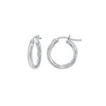 Elli premium - femmes croles torsades en or blanc 375 1 pieces female
