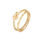 Elli - femmes duo knot trend basic minimal en argent sterling 925 bagues 1 pieces female Elli - femmes duo knot trend basic minimal en argent sterling 925 bagues 1 pieces female