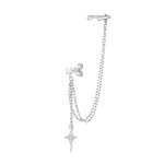 Elli - femmes earcuff collier étoile avec cristal en argent sterling 925 boucles d'oreilles 1 pieces ... Elli - femmes earcuff collier étoile avec cristal en argent sterling 925 boucles d'oreilles 1 pieces ...