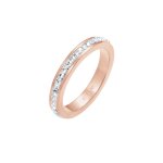 Elli premium - elli - basic classique cristaux bague femme - (925 / 1000) argent bagues 1 pieces female ...