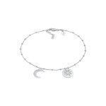 Elli - femme ellisun moon blogger rglable en argent sterling 925 plaqu or chanes de cheville 1 pieces ...