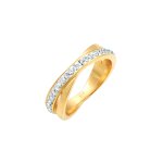 Elli - femme d'emballage lgant avec cristaux en argent sterling 925 bagues 1 pieces female