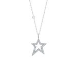 Elli - femmes étoile astro avec cristaux en argent sterling 925 colliers 1 pieces female Elli - femmes étoile astro avec cristaux en argent sterling 925 colliers 1 pieces female