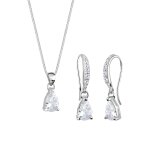 Elli - femmes goutte pendentif étincelant avec cristaux de zirconium en argent sterling 925 coffret de ... Elli - femmes goutte pendentif étincelant avec cristaux de zirconium en argent sterling 925 coffret de ...