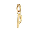 Elli - femmes lettre p look organique en argent sterling 925 plaqué or charmes et pendentifs 1 pieces ... Elli - femmes lettre p look organique en argent sterling 925 plaqué or charmes et pendentifs 1 pieces ...