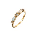 Elli premium - femmes mmoire classique avec topaze, pierre de lune et amthyste en argent sterling 925 ...
