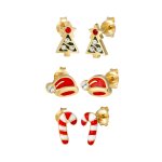 Elli - femme motif de noël avec cristaux en argent sterling 925 boucles d'oreilles 1 pieces female Elli - femme motif de noël avec cristaux en argent sterling 925 boucles d'oreilles 1 pieces female
