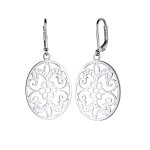 Elli - femmes ornement fminin floral en argent sterling 925 boucles d'oreilles 1 pieces female