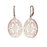 Elli - femmes ornement fminin floral en argent sterling 925 boucles d'oreilles 1 pieces female
