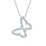 Elli - femmes papillon avec cristaux en argent sterling 925 colliers 1 pieces female Elli - femmes papillon avec cristaux en argent sterling 925 colliers 1 pieces female