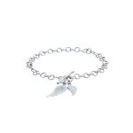 Elli - femme pendentif aile d'ange en argent sterling 925 bracelets 1 pieces female