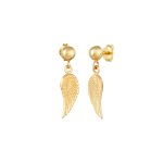 Elli - femmes pendentif d'ailes ange gardien basique en argent sterling 925 boucles d'oreilles 1 pieces ...