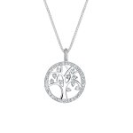 Elli - femmes pendentif arbre de vie simple avec cristaux en argent sterling 925 colliers 1 pieces female ... Elli - femmes pendentif arbre de vie simple avec cristaux en argent sterling 925 colliers 1 pieces female ...