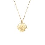 Elli - femme pendentif astro assiette ludique en argent sterling 925 colliers 1 pieces female