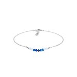 Elli - femme pendentif de boule moderne avec cristaux en argent sterling 925 chanes de cheville 1 pieces ...