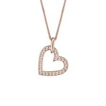 Elli - femmes pendentif c?ur avec cristaux en argent sterling 925 colliers 1 pieces female