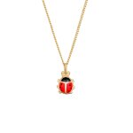 Elli - femme pendentif coccinelle enfant Émail - (925 / 1000) argent colliers 1 pieces female Elli - femme pendentif coccinelle enfant Émail - (925 / 1000) argent colliers 1 pieces female